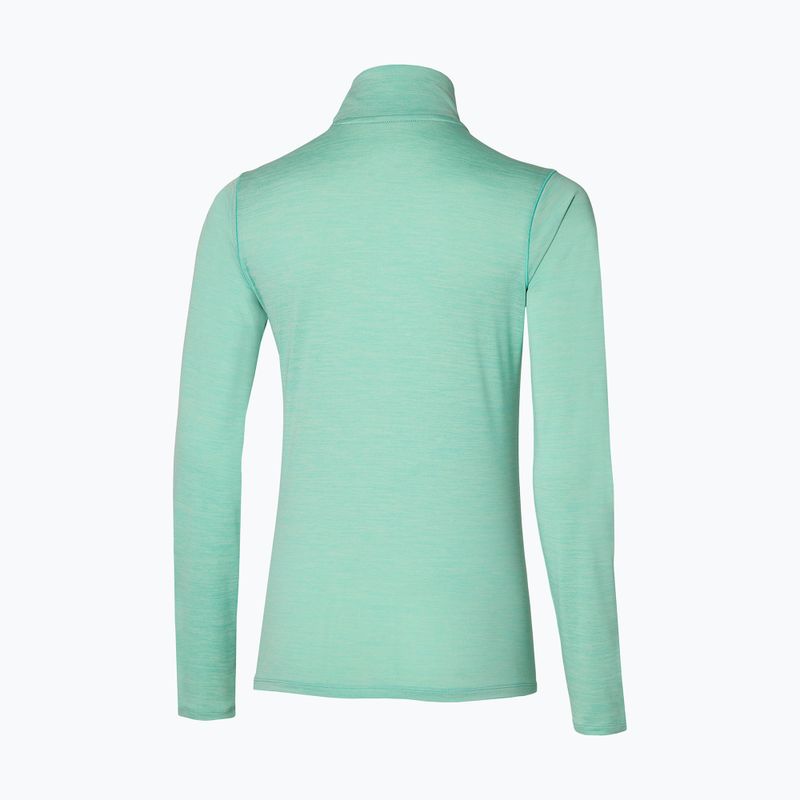 Дамска тениска за бягане с дълъг ръкав Mizuno Impulse Core Half Zip dusty jade 2