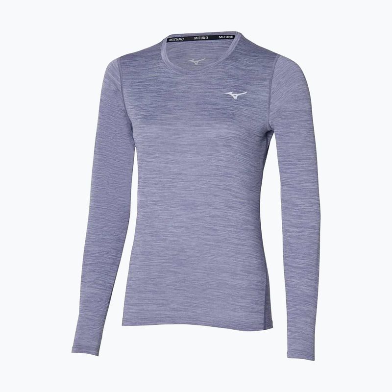 Дамска блуза с дълъг ръкав за бягане Mizuno Impulse Core Tee cadet