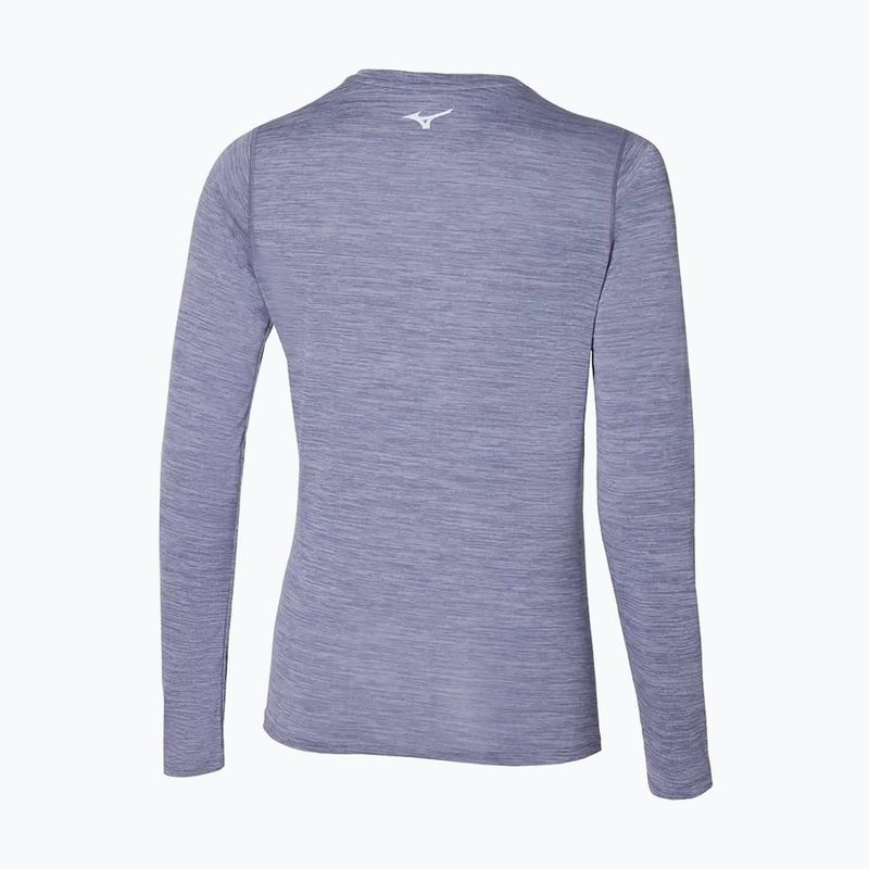 Дамска блуза с дълъг ръкав за бягане Mizuno Impulse Core Tee cadet 2