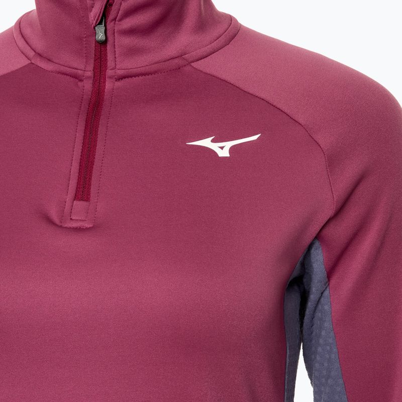 Дамски потник за бягане Mizuno Warmalite Half Zip виолетов кварц 3