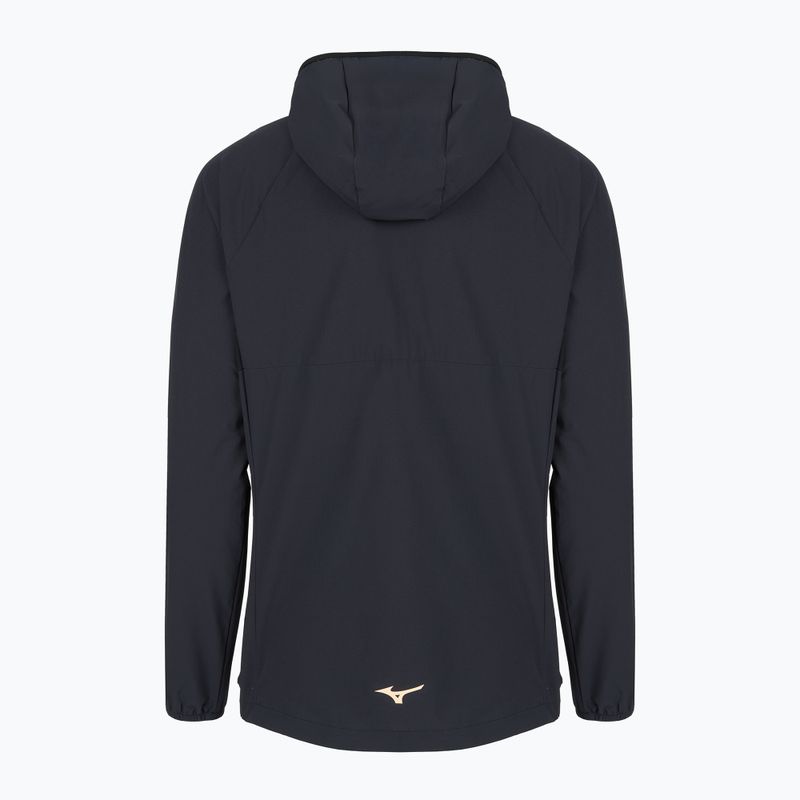 Дамско яке за бягане Mizuno Alpha Jacket black 2