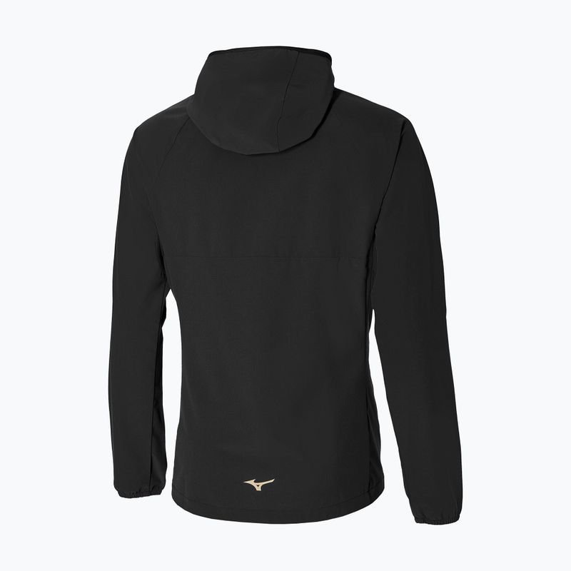 Дамско яке за бягане Mizuno Alpha Jacket black 2