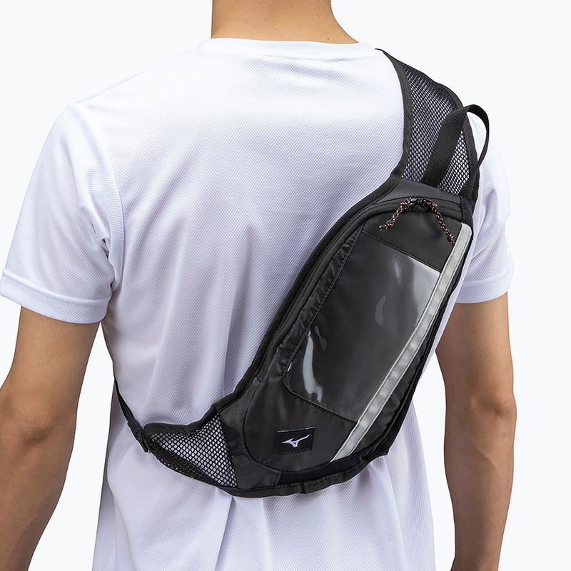Mizuno Mesh Bodybag NR раница черно/светло сиво