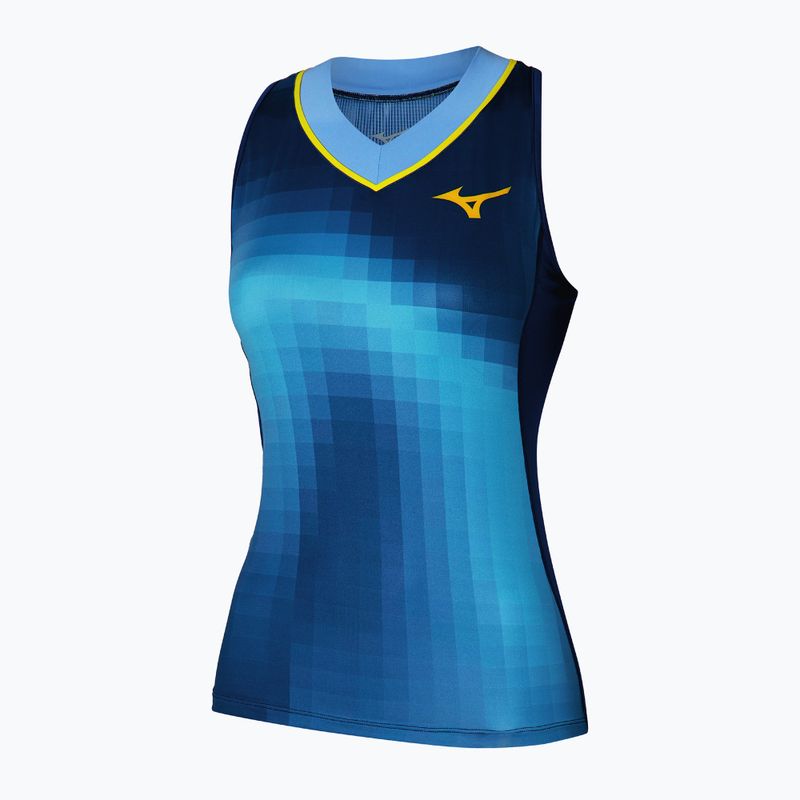 Дамска тениска Mizuno Frontier Tank W bellwether blue 3