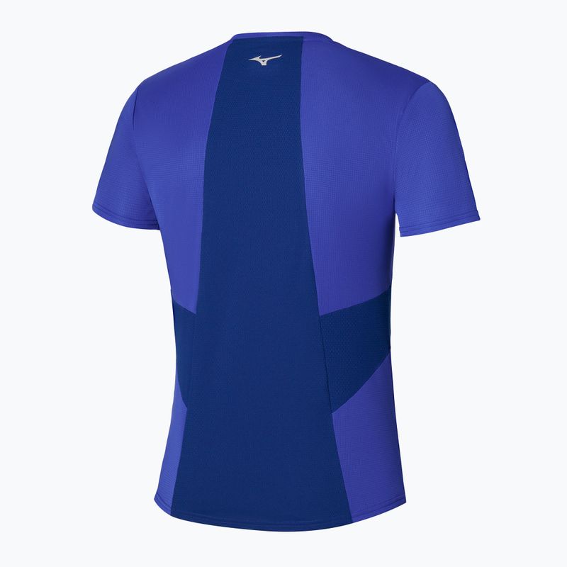 Мъжка тениска за бягане Mizuno DryAeroFlow Tee reflexblue 2