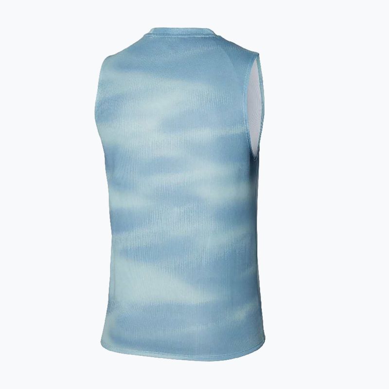 Мъжка тениска за бягане Mizuno Core Graphic без ръкави cloud blue 2