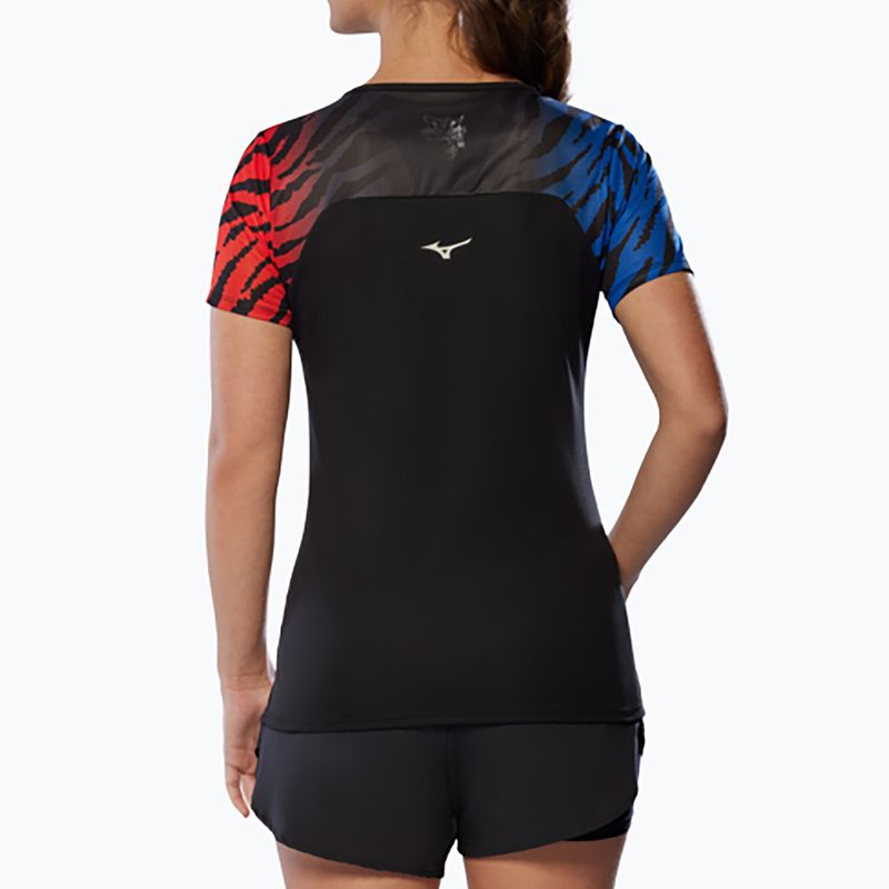 Дамска тениска за бягане Mizuno DryAeroFlow Graphic Tee oni red 3