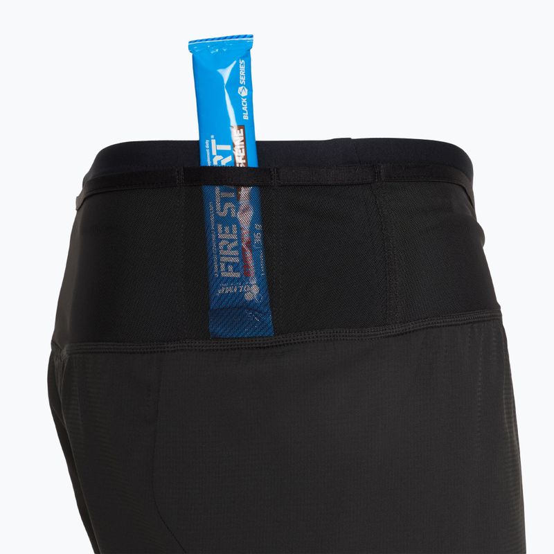 Мъжки къси панталони за бягане Mizuno Trail ER 2IN1, черни 5