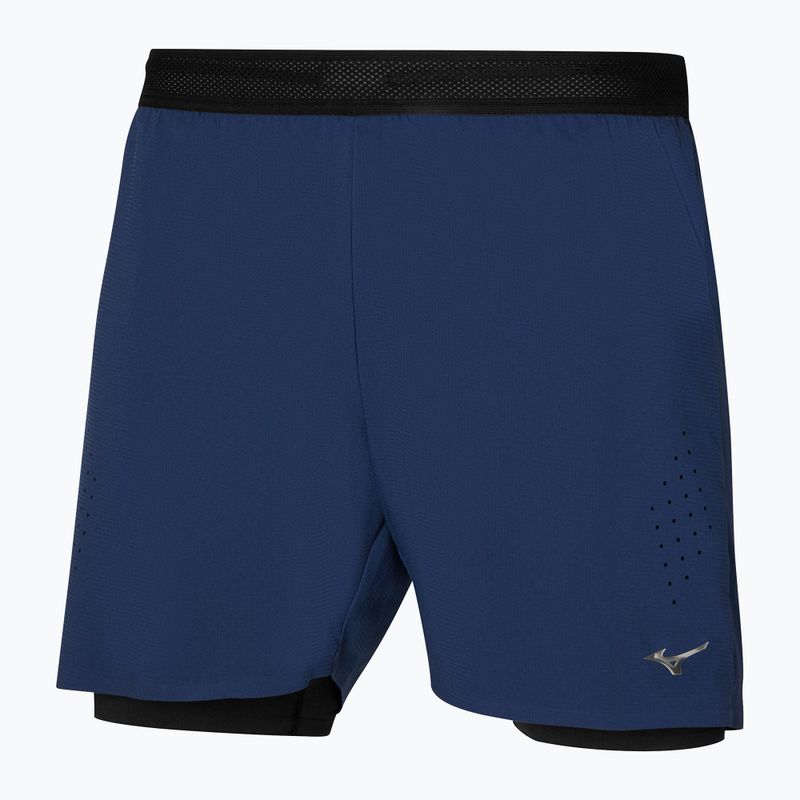 Мъжки шорти за бягане Mizuno Tech Light 5.5" 2IN1 estate blue