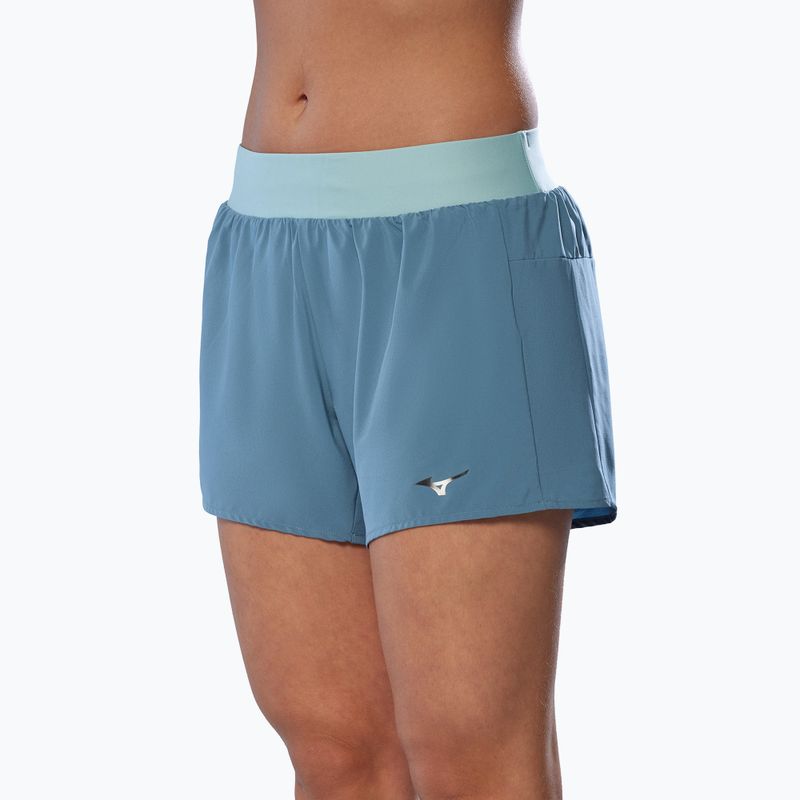 Дамски къси панталони за бягане Mizuno Alpha 4.5" citadel