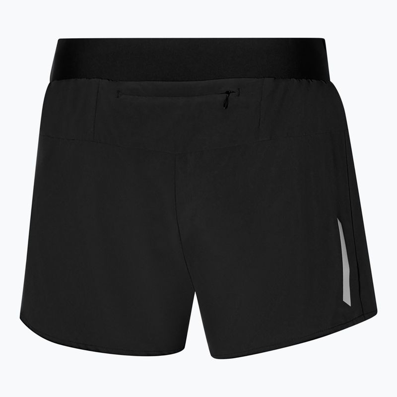 Дамски къси панталони за бягане Mizuno Alpha 4.5" черни 2