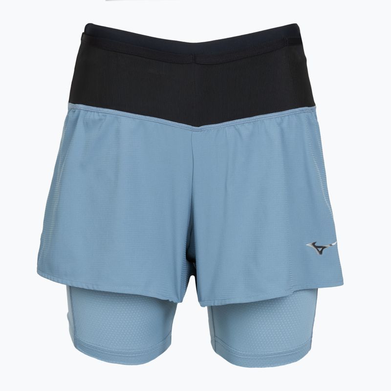 Дамски шорти за бягане Mizuno Trail ER 2IN1 citadel