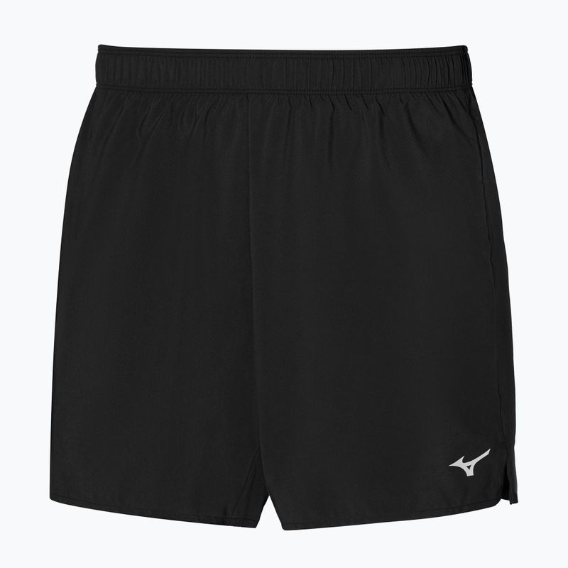 Мъжки къси панталони за бягане Mizuno Trail ER 2IN1, черни