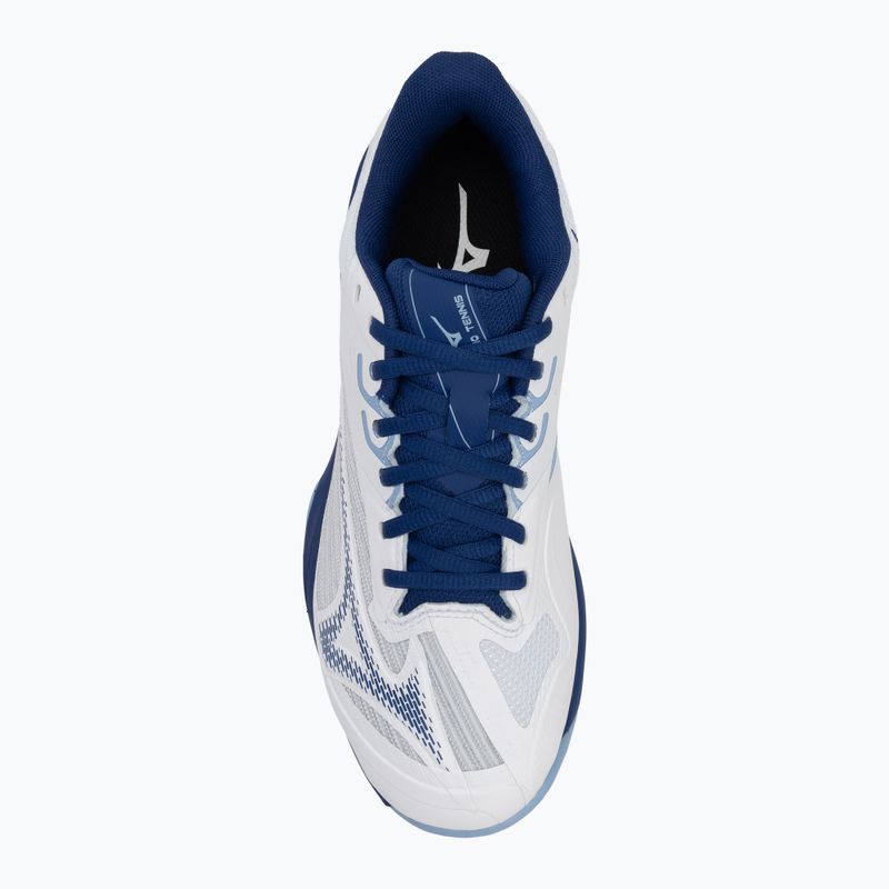 Дамски обувки за тенис Mizuno Wave Exceed Light 2 CC white/ bellwether blue/ bel air blue 5
