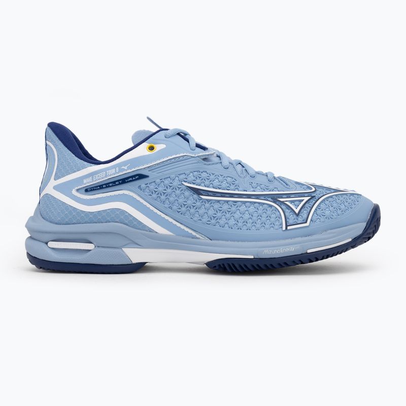 Дамски обувки за тенис Mizuno Wave Exceed Tour 6 CC bel air blue/ bellwether blue/ white 2