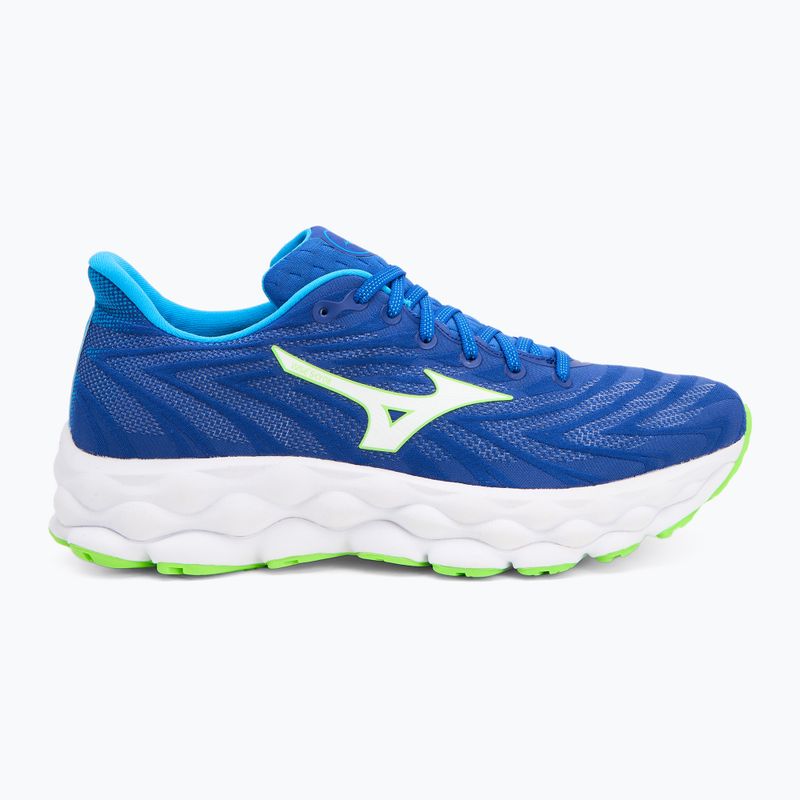 Мъжки обувки за бягане Mizuno Wave Sky 8 reflex blue c/white/green geck 2