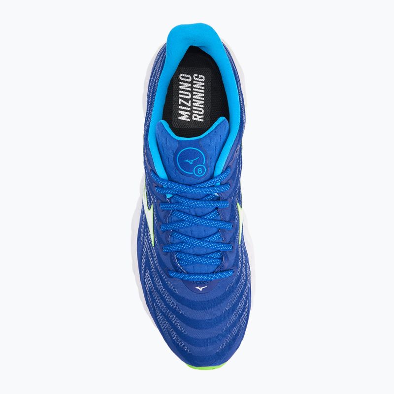 Мъжки обувки за бягане Mizuno Wave Sky 8 reflex blue c/white/green geck 5