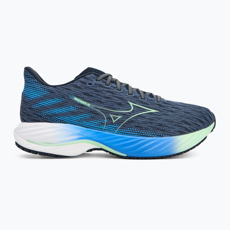 Мъжки обувки за бягане Mizuno Wave Rider 28 vintage indigo/neo mint/frontier blue 2