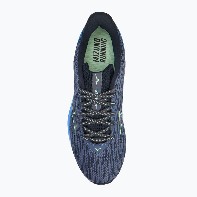 Мъжки обувки за бягане Mizuno Wave Rider 28 vintage indigo/neo mint/frontier blue 5