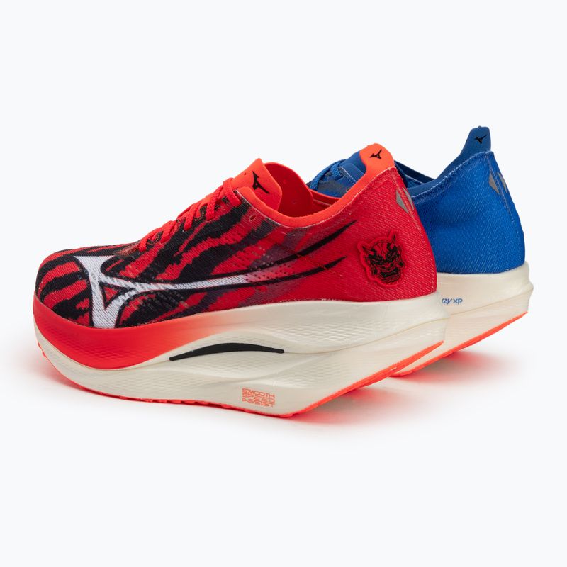 Mizuno Wave Rebellion Pro 3 запалване червено/виолетово/баскетболно синьо обувки за бягане 3