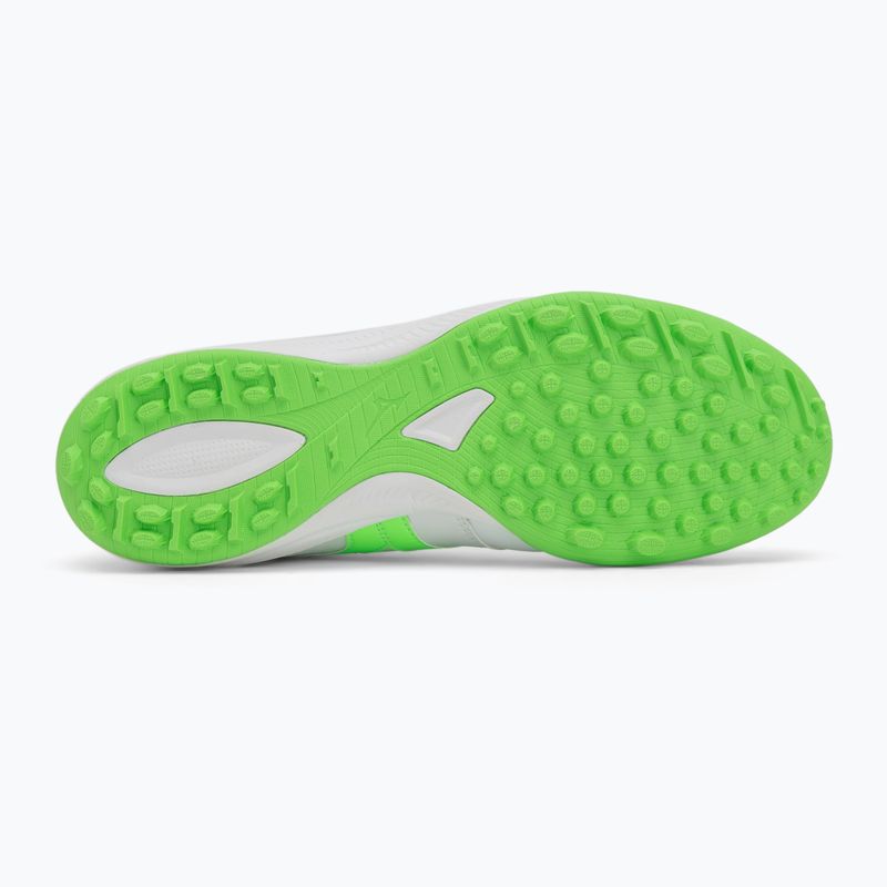 Mizuno Morelia Sala Pro TF мъжки футболни обувки бяло/неоново зелено/галактическо сребристо 4