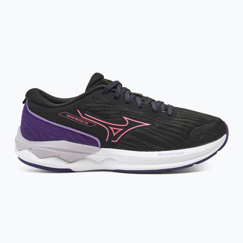 Дамски обувки за бягане Mizuno Wave Revolt 3 black/camellia rose/violet indigo 2