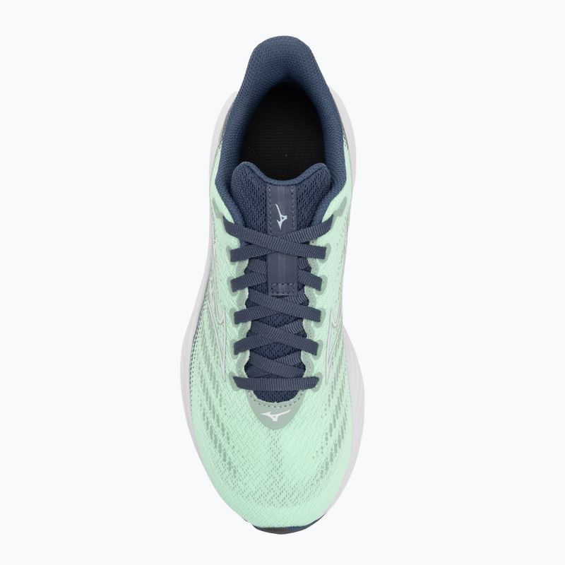 Детски обувки за бягане Mizuno Enerzy Rider Jr neo mint/white/vintage indigo 5