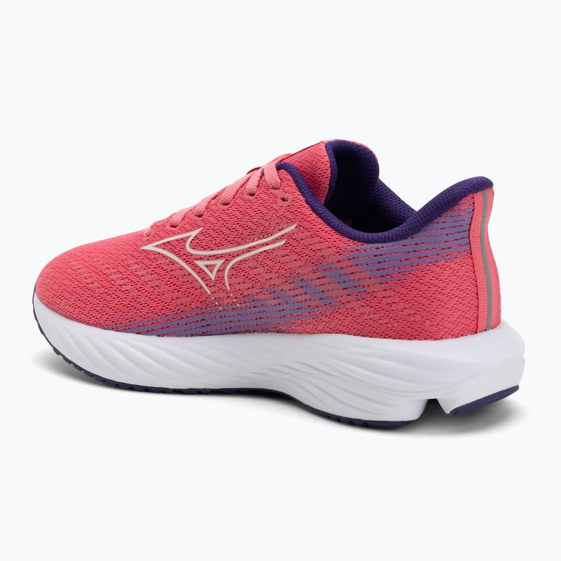 Детски обувки за бягане Mizuno Enerzy Rider Jr camelliarose/ snowwhite/violiet 3