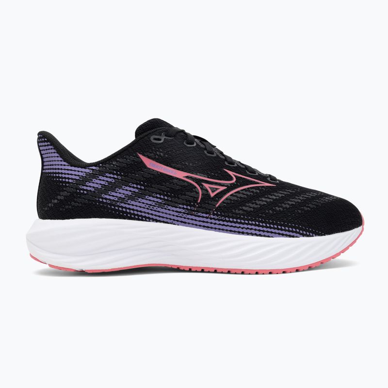 Детски обувки за бягане Mizuno Enerzy Rider Jr black/camelliarose/ paisleypurple 2