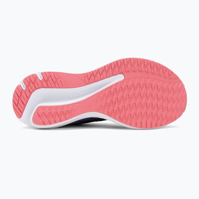 Детски обувки за бягане Mizuno Enerzy Rider Jr black/camelliarose/ paisleypurple 4