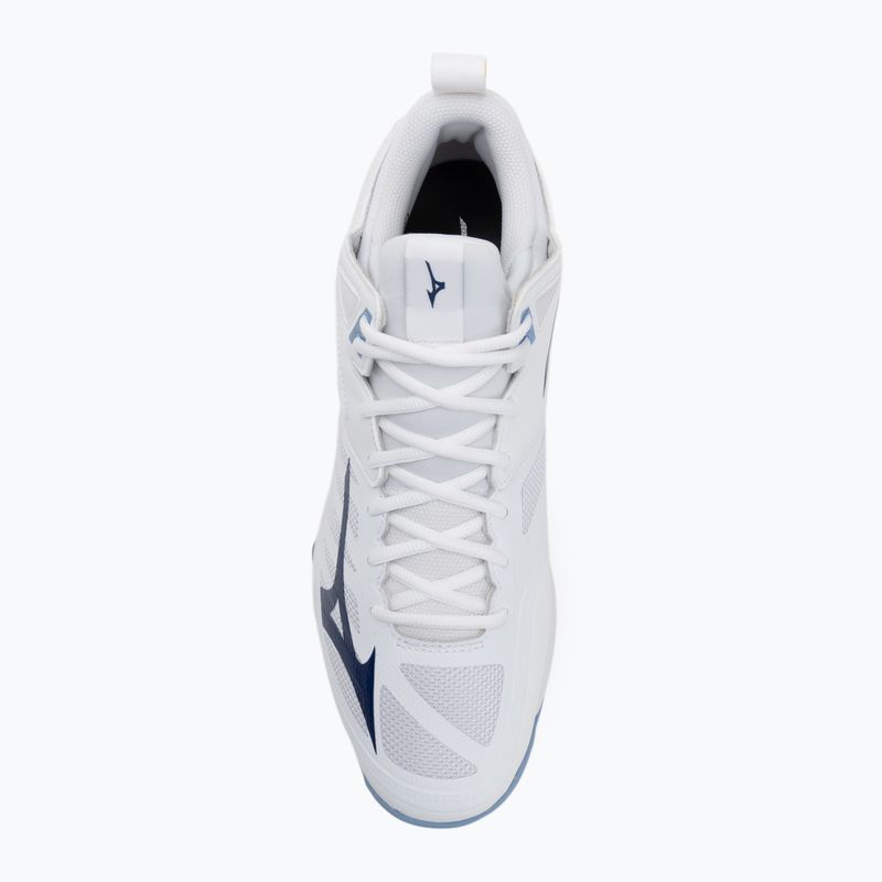Волейболни обувки Mizuno Wave Dimension Mid бели/bellwether сини/belairblu 5