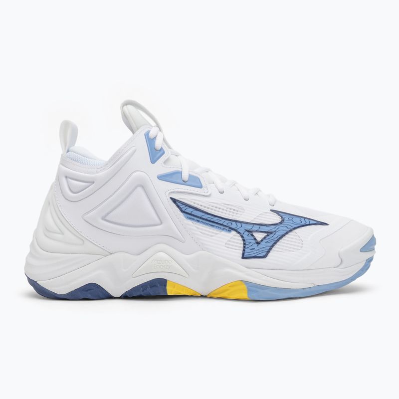 Волейболни обувки Mizuno Wave Momentum 3 Mid бели/bellwether сини/belair сини 2