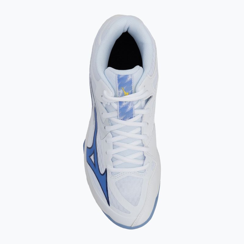 Обувки за волейбол Mizuno Thunder Blade Z Mid white/bellwether blue/bel air blue 5