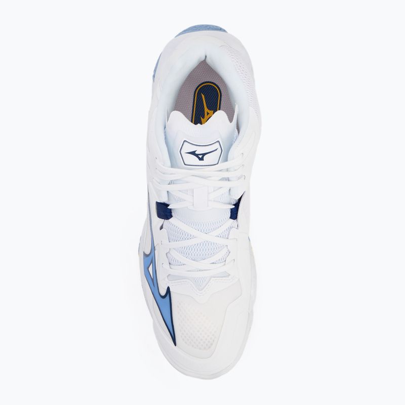 Обувки за волейбол Mizuno Wave Lightning Z8 Mid white/bellwether blue/bel air blue 5