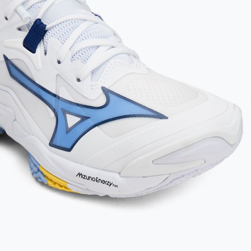 Обувки за волейбол Mizuno Wave Lightning Z8 Mid white/bellwether blue/bel air blue 7