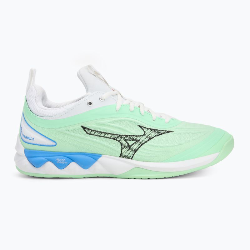 Обувки за волейбол Mizuno Wave Luminous 3 neo mint/black/frontier blue 2