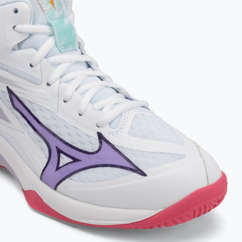 Дамски обувки за волейбол Mizuno Thunder Blade Z Mid white/violet indigo/camellaros 7