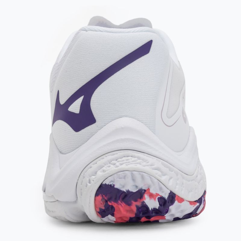 Дамски волейболни обувки Mizuno Wave Lightning Z8 бели/виолетов индиго/camelliaros 6