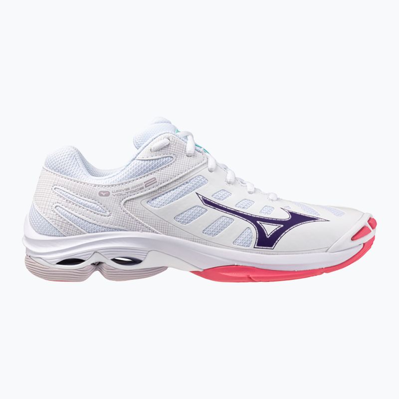 Обувки за волейбол Mizuno Wave Voltage 2 white/violet indigo/camellia rose 8