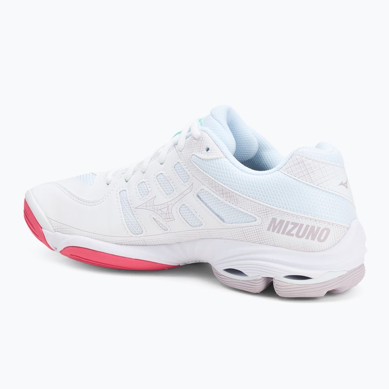 Обувки за волейбол Mizuno Wave Voltage 2 white/violet indigo/camellia rose 3