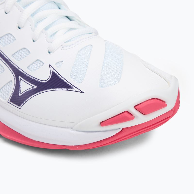 Обувки за волейбол Mizuno Wave Voltage 2 white/violet indigo/camellia rose 7