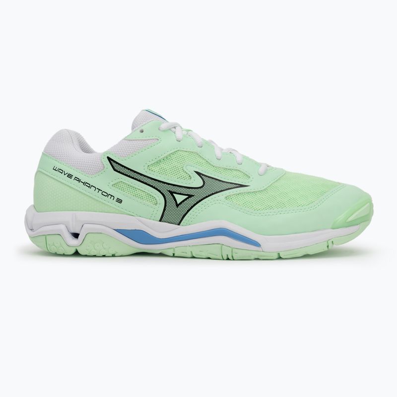 Mizuno Wave Phantom 3 neo mint / black / frontier blue обувки за хандбал 2
