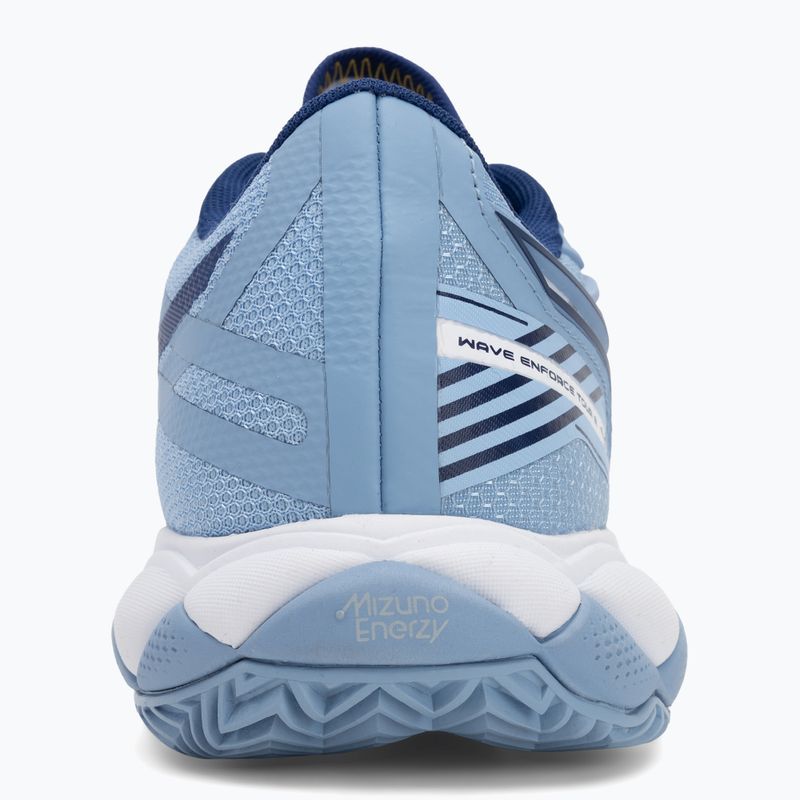 Дамски обувки за тенис Mizuno Wave Enforce Tour 2 CC bel air blue/ white/ bellwether blue 6