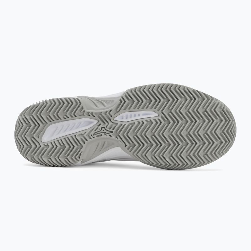 Дамски обувки за тенис Mizuno Break Shot 5 CC white/ ultimate gray/ harbor mist 4