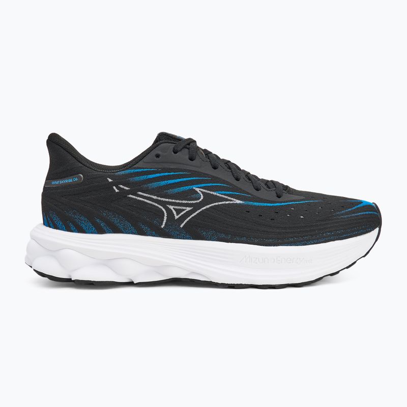 Мъжки обувки за бягане Mizuno Wave Skyrise 6 black/white/blue pace 2