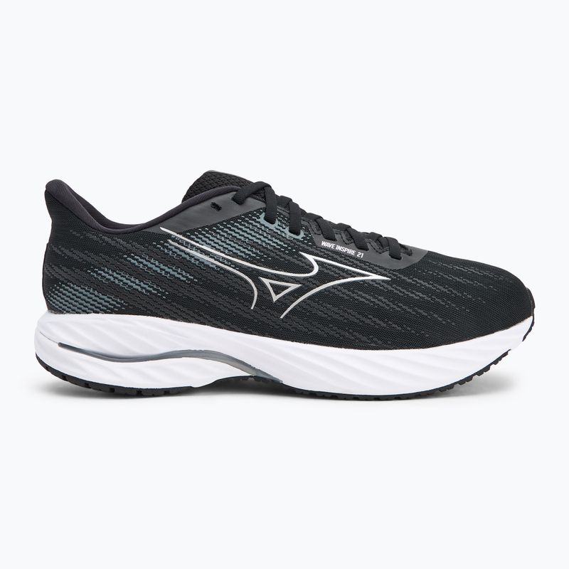 Мъжки обувки за бягане Mizuno Wave Inspire 21 black/silver/metallic gray 2