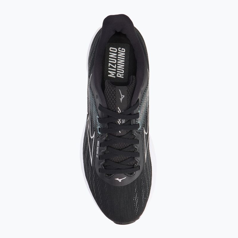 Мъжки обувки за бягане Mizuno Wave Inspire 21 black/silver/metallic gray 5
