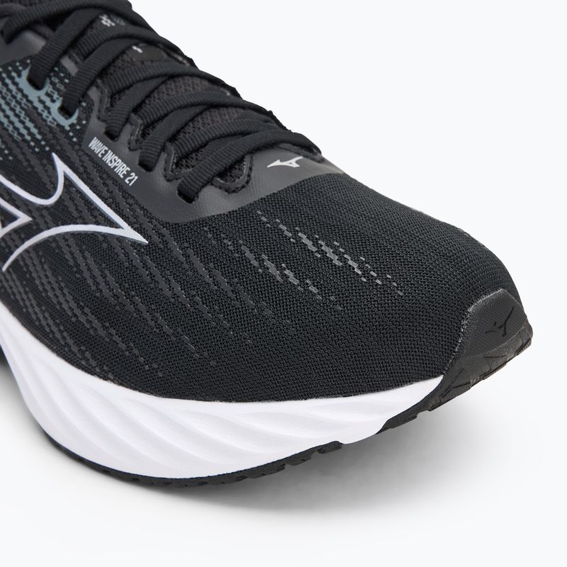 Мъжки обувки за бягане Mizuno Wave Inspire 21 black/silver/metallic gray 7