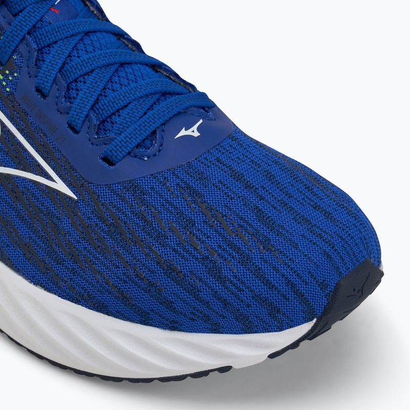 Мъжки обувки за бягане Mizuno Wave Inspire 21 reflex blue c/white/green gecko 7
