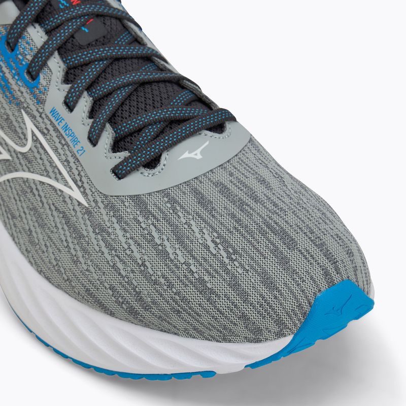 Мъжки обувки за бягане Mizuno Wave Inspire 21 pearl blue/white/blue pace 7